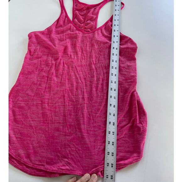 Lululemon Tank Top Womens 2 Pink What The Sport Singlet II Split Strap Racerback - Picture 10 of 11